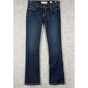 BKE Sabrina Bootcut Jeans Womens 29x33.5 Dark‎ Wash Stretch Low Rise Rodeo